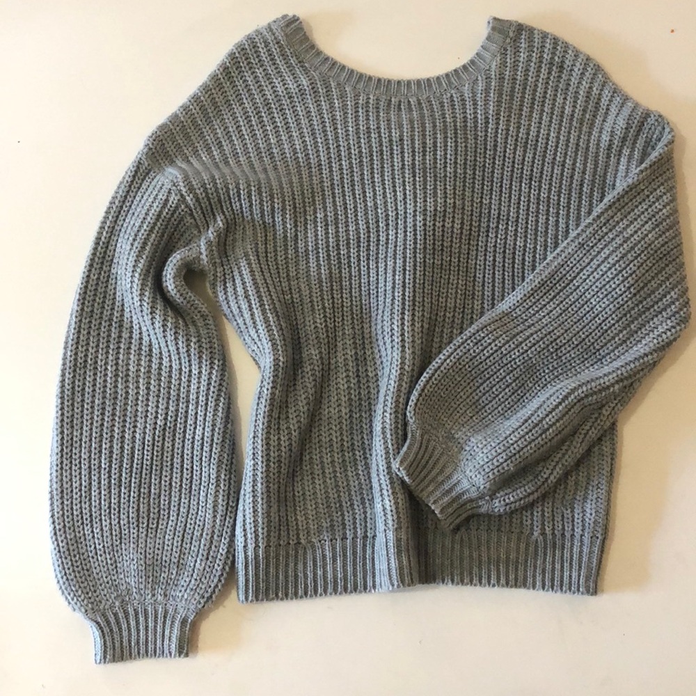 Heartloom ballon sleeve sweater